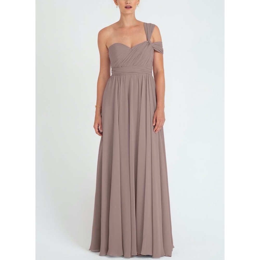 NEW Jenny Yoo Mira Convertible Chiffon Gown Size 2
